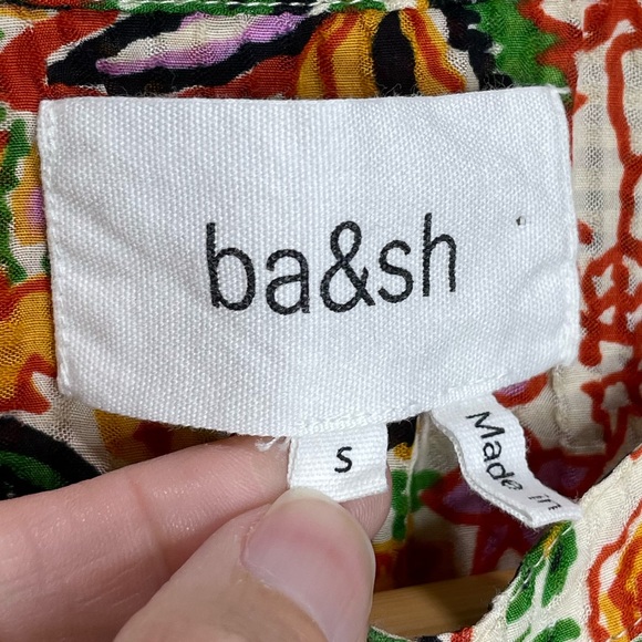 Ba&sh Bianca Blouse In Vert Small - Picture 9 of 10